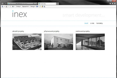 INEX - webová prezentace