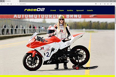 RACE 02 - webová prezentace