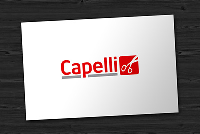 Capelli - Návrh vizuálu kadeřnictví